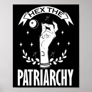 Poster Le Patriarcat Witchcraft Phase Lune Feminist Witc