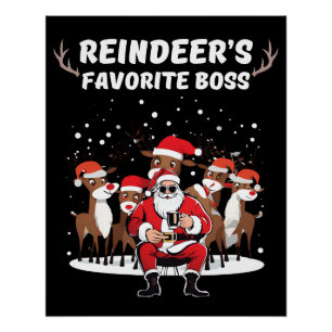 Poster Le patron favori de Reindeer