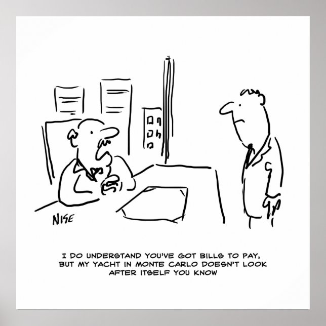 Poster Le patron ne peut pas donner de hausse de salaire  (Devant)