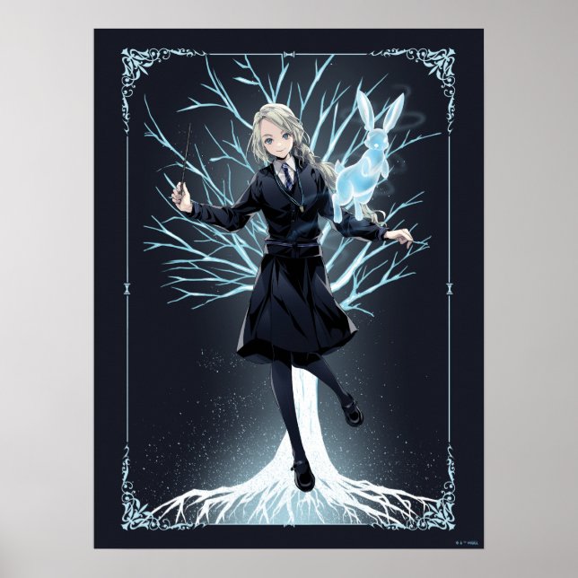 Poster Le Patronus lapin d'Anime Luna Lovegood (Devant)
