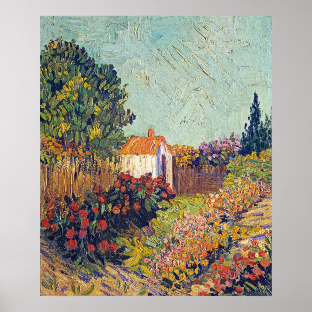 Poster Le paysage de Van Gogh (Devant)