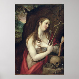 Poster Le pénitent Magdalene, 1579