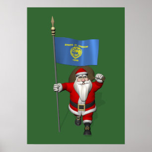 Poster Le Père Noël En Oregon