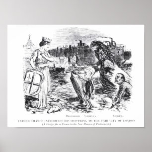 Poster Le père Thames présente sa progéniture