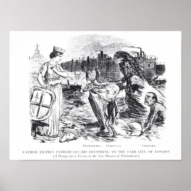 Poster Le père Thames présente sa progéniture (Devant)