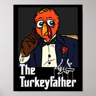Poster Le père turc Thanksgiving Day Fun Meme Fall A