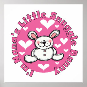 Poster Le petit lapin de Nana