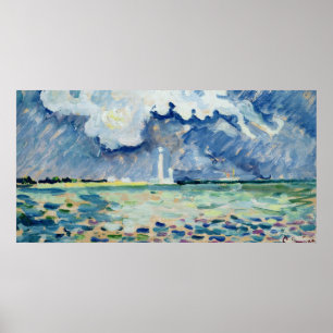 Poster Le phare chez Gatteville