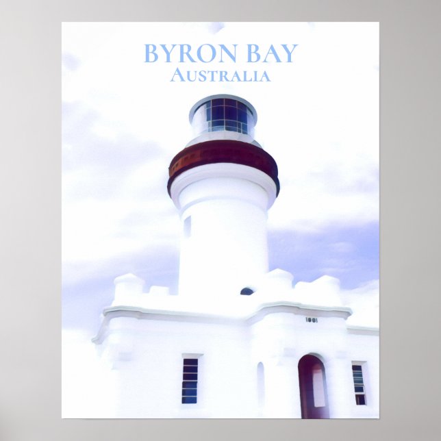 Poster Le phare de Byron Bay en Australie (Devant)