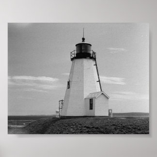 Poster le phare de gurnet saquish duxbury ma.