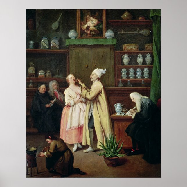 Poster Le pharmacien (Devant)