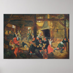 Poster Le pillage d'une ferme