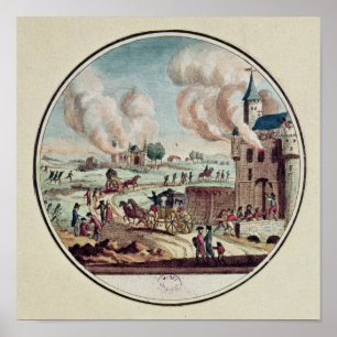 Poster Le pillage et la destruction des Chateaux