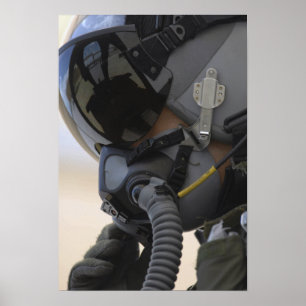 Poster Le pilote est assis dans son A-10 Thunderbolt II