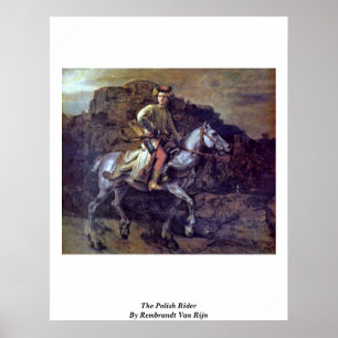 Poster Le Pilote Polonais Par Rembrandt Van Rijn