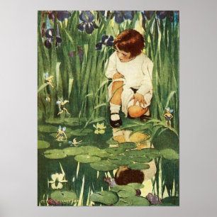 Poster Le pique-nique des fées