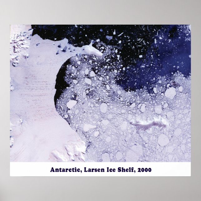 Poster Le plateau de glace Larsen 2000 (Devant)