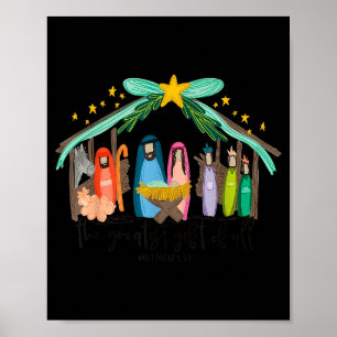 Poster Le plus grand cadeau pour toute la Nativité de Noë