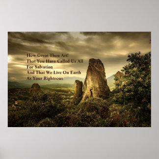 Poster "Le plus grand miracle de Dieu est le salut" proph