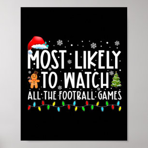 Poster Le Plus Probable À Regarder Tous Les Jeux De Footb