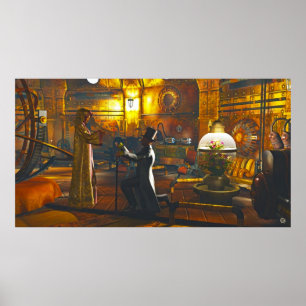 Poster Le poète, par Joseph Maas