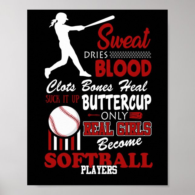 Poster Le poison de Real Girls Become Softball (Devant)