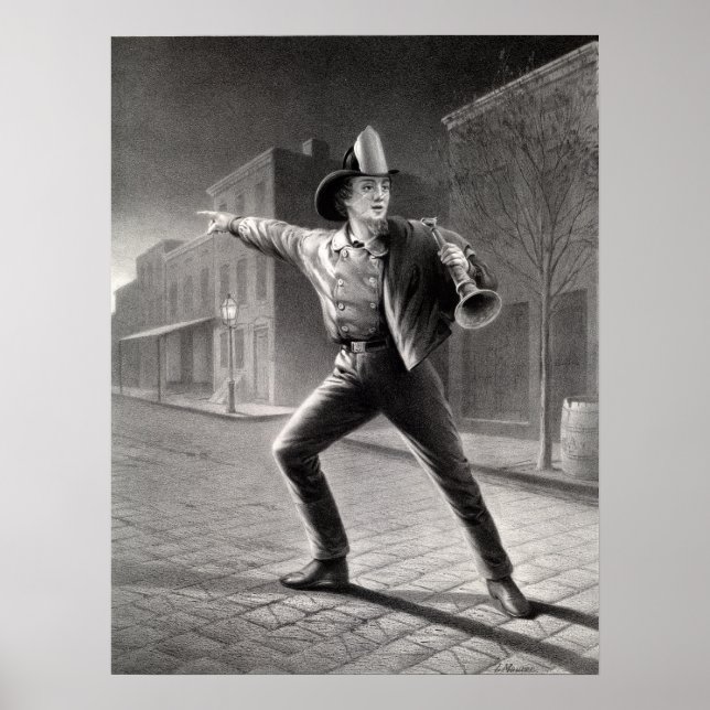 Poster Le pompier américain - se précipiter vers le confl (Devant)