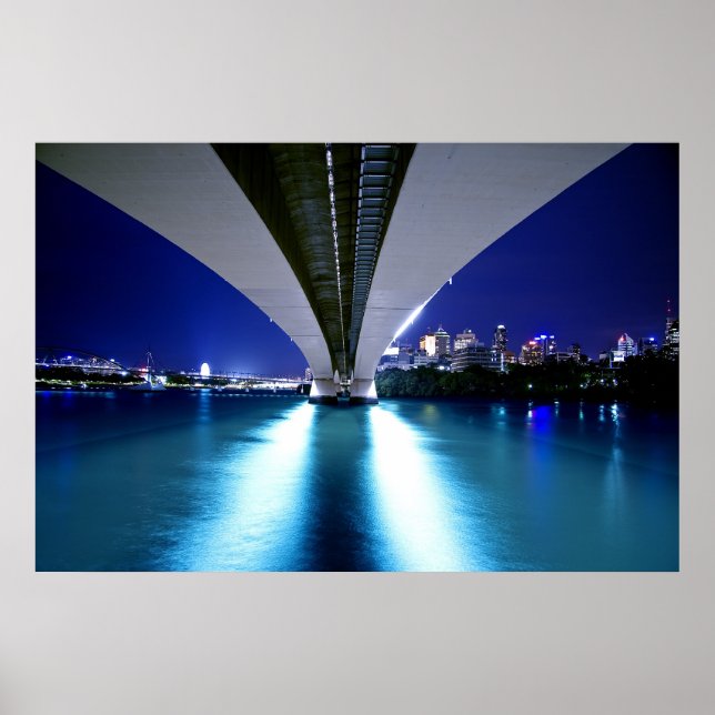 Poster Le pont Captain Cook de Brisbane (Devant)
