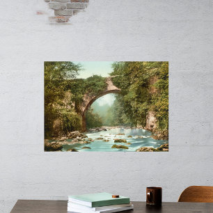 Poster Le Pont Dargle En Irlande