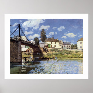 Poster Le pont de Villeneuve-la-Garenne