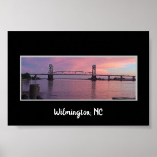 Poster Le pont de Wilmington, NC