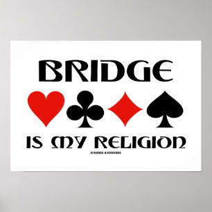 Poster Le pont est ma religion Quatre combinaisons de car