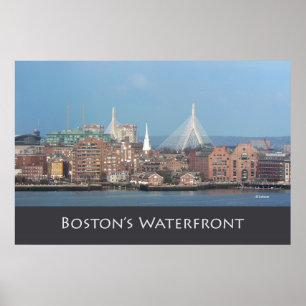 Poster Le pont Zakim de Boston