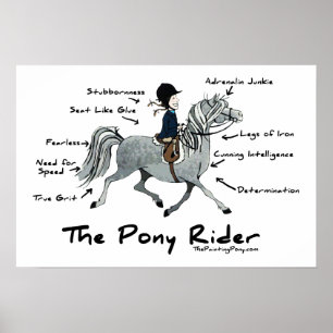 Poster Le Pony Rider