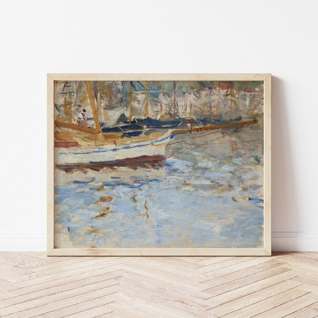 Poster Le Port de Nice | Berthe Morisot (Créateur téléchargé)