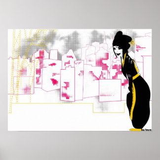 Poster Le port de Queensboro