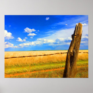 Poster Le poste de clôture