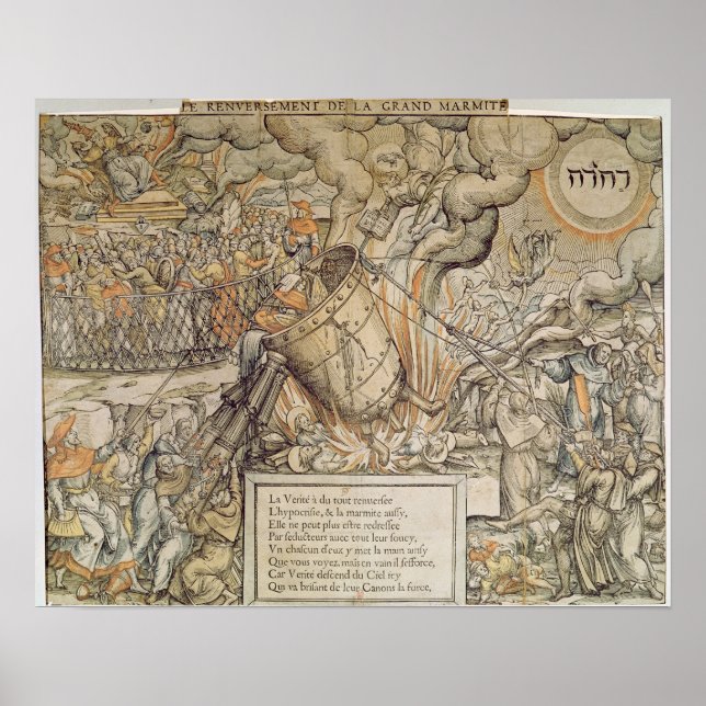 Poster Le pot de fusion renversant (Devant)