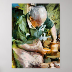 Poster Le potier