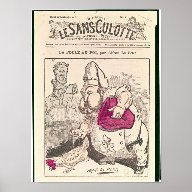 Poster Le Poule au Pot' (Devant)