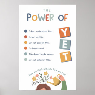 Poster Le pouvoir de la classe encore Boho