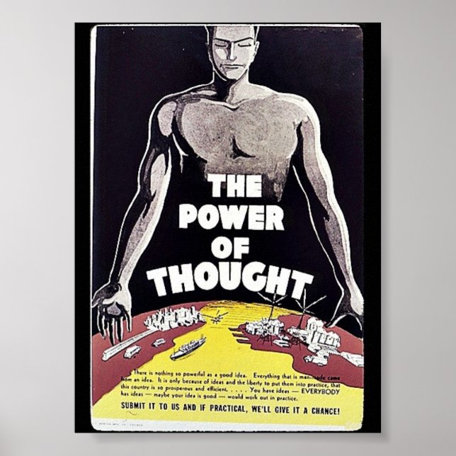 Poster Le Pouvoir De La Pensée (Devant)