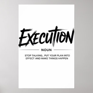Poster Le Pouvoir de l'Exécution