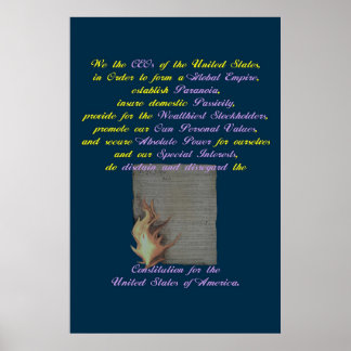 Poster Le préambule réécrit