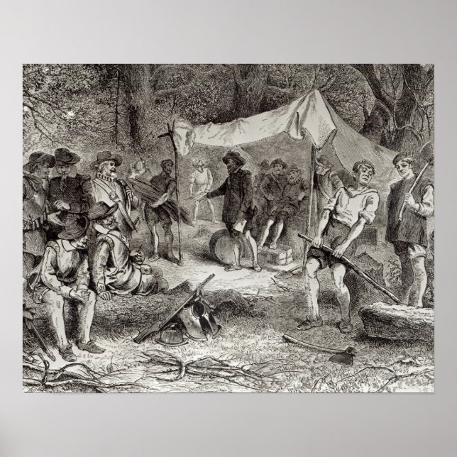 Poster Le premier jour à Jamestown (Devant)