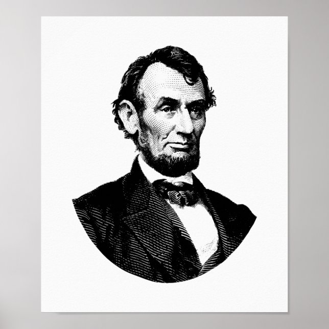 Poster Le Président Abraham Lincoln Graphic (Devant)