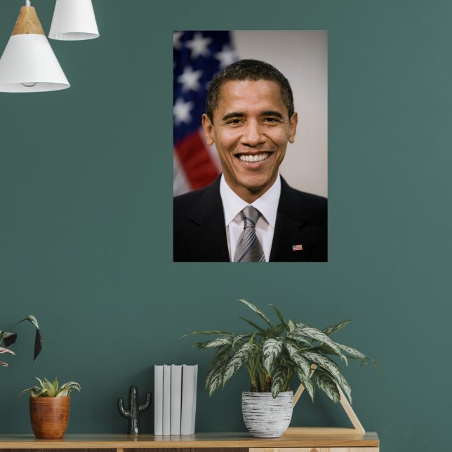 Poster Le président américain élu Barack Obama (Salon 1)