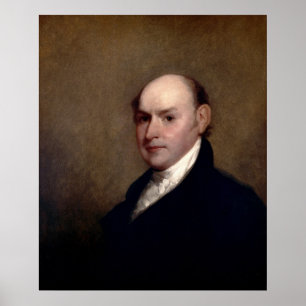Poster Le président américain John Quincy Adams par Gilbe