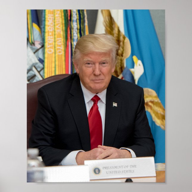 Poster Le président Donald Trump (Devant)