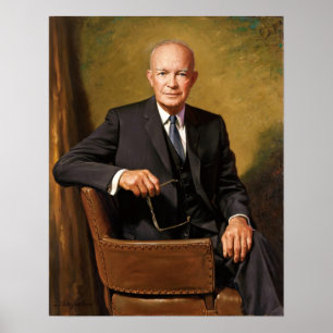 Poster Le Président Dwight D Eisenhower